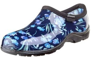 lot 10281 image: Sloggers 5119FCBL06 Wofts sz 6 Waterproof Comfort Shoe, 6, Blue Fresh Cut Print