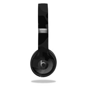 lot 12003 image: MightySkins Skin Compatible with Beats by Dr. Dre Solo 3 Wireless - Black Camo  Protective, Durable, and Unique Vinyl Decal wrap Cover  Easy to Apply, Remove, and Change Styles  Made in The USA