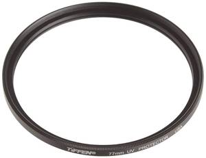 lot 12442 image: Tiffen 77UVP Slim 77mm UV Protection Filter for Camera Lens, Clear Optical Glass, Impact Resistant, MADE IN USA