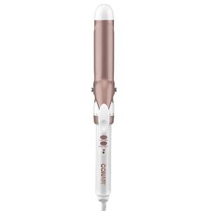 lot 2168 image: Conair Double Ceramic 1 14-Inch Curling Iron, 1 � inch barrel produces loose curls � for use on medium and long hair