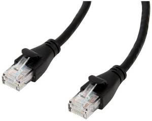 lot 2196 image: Amazon Basics RJ45 Cat 6 Ethernet Patch Cable, 1Gpbs Transfer Speed, Gold-Plated Connectors, 10 Foot For Personal Computer,Printer,Laptop,Gaming Consoles,Router, Black