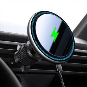 lot 2198 image: UPTOHIGH for Magsafe Car Mount Charger, 15W Fast Charging LED Magnetic Wireless Car Charger, Air Vent Phone Holders for Your Car for Magsafe Car Phone Holder for iPhone 15141312 Fast Charging
