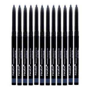 lot 2213 image: Beauty Spot (12pcs) Nabi Retractable Waterproof Eyeliner Pencil - Long Lasting Fade Resistant Formula - Quick Makeup Remover (Navy Blue)