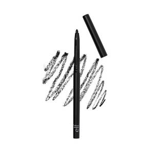 lot 2214 image: e.l.f. No Budge Retractable Eyeliner, Creamy, Ultra-Pigmented and Waterproof, Creates Bold and Defined Lines, Vegan and Cruelty-Free, Black 0.006 Oz