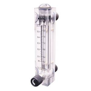 lot 2269 image: YXQ Water Liquid Flow Meter 0.05-0.5GPM 0.2-2LMP 12 Inch PT Thread Knob Panel Type Flowmeter