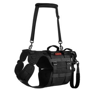 lot 2277 image: OneTigris Dog Lift Harness for Large Dogs, Dog Hip Support Brace, Full Body Dog Lifter with Handles Invictus Multifunctional Mobility Assistance Vest for Back Legs (Black, Large)