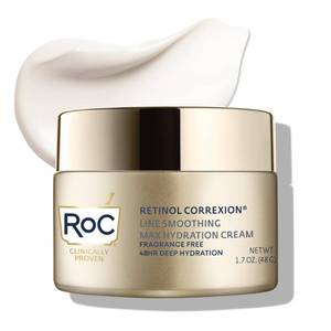 lot 2360 image: RoC Retinol Correxion Max Hydration Anti-Aging Daily Face Moisturizer with Hyaluronic Acid, Fragrance-Free, Oil Free Skin Care, 1.7 Ounces (Packaging May Vary)