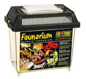 lot 2361 image: Exo Terra Faunarium, Plastic Reptile Terrarium, Mini, PT2250