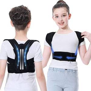 lot 2385 image: Lexniush Professional Posture Corrector for Kids and Teens, Effective Upper Back Posture Brace for Teenagers Boys Girls Spinal Support to Improves Slouch, Prevent Humpback, Relieve Back Pain