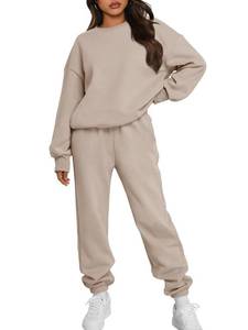 lot 2390 image: Trendy Queen Sweatsuits Women 2 Piece Outfits Two Piece Crewneck Sweatshirts Sets Lounge Fall Fashion Sweatpants 2025 Tracksuits