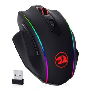 lot 2412 image: Redragon M686 Wireless Gaming Mouse, 16000 DPI WiredWireless Gamer Mouse with Professional Sensor, 45-Hour Reliable Power Capacity, Customizable Macro and RGB Backlight for PCMacLaptop