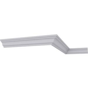 lot 3347 image: Ekena Millwork SAMPLE-MLD02X01X01HI Hillsborough Traditional Smooth Crown Moulding Samples, White