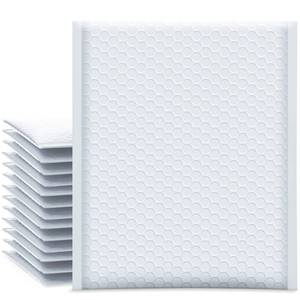 lot 3352 image: UCGOU Bubble Mailers 8.5x12 Inch White 25 Pack Usable Size 8.5x11 Poly Padded Envelopes #2 Medium Mailing Opaque Packaging Postal Self Seal Waterproof Boutique Shipping Bags for Clothes Makeup