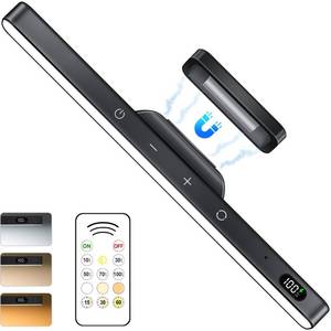 lot 4030 image: WILLED 5W Mirror Lights with Remote Control,3 Colors Adjustable Makeup Light with 120 LED,2500mAh Rechargeable Under Cabinet Lighting Wireless,Magnetic Stick on Touch Light for Closet,Bunk Bed