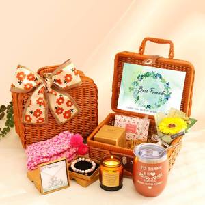 lot 4468 image: Friend Gifts for Women Birthday Friendship Gifts Unique Basket Box for BFF Best Friends Funny Bestie Gifts