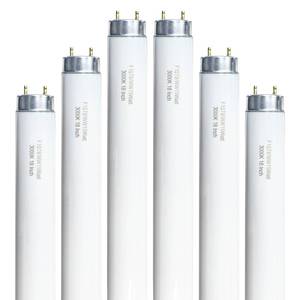 lot 5829 image: 18 Inch F15T8WW Replacement Bulb Compatible Philips Alto ECO GE Staco Light Fixture, T8 Fluorescent Bulb 15 Watt 3000K, 900 Lumens 6 Count