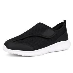 lot 5856 image: Orthorest Women Orthopedic Diabetic Walking Shoes Slip On Shoes for Swollen Feet (9,Black)