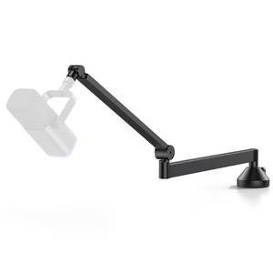 lot 5869 image: InnoGear Low Profile Mic Arm, 360° Rotatable Microphone Arm Stand Foldable Desk Mic Boom Arm with 38in to 58in Adapter for Fifine AM8 K669B Blue Yeti HyperX QuadCast SoloCast AT2020 and Other Mics