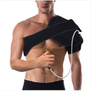 lot 5878 image: NatraCure Advanced Hot or Cold Therapy Shoulder Ice Pack Wrap, Shoulder Brace for Shoulder Pain Relief - (Heating Pad for Rotator Cuff Injuries, Surgery, Gym Injuries, Baseball, Pitching) - 16032