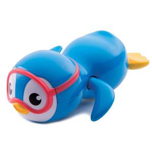 lot 6138 image: Munchkin� Wind Up Swimming Penguin Baby and Toddler Bath Toy, Blue
