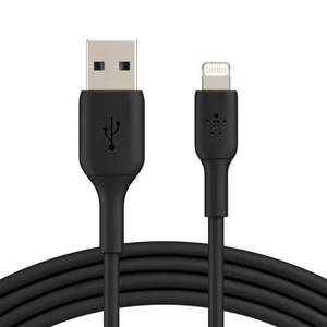 lot 6145 image: Belkin BoostCharge Lightning Cable - 3.3ft1M - MFi Certified Apple iPhone Charger USB to Lightning Cable - iPhone Cable - iPhone Charger Cord - Apple Charger - USB Phone Charger - Black