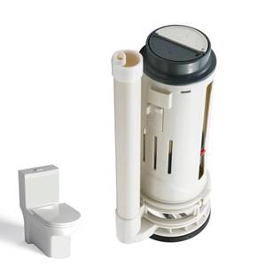 lot 6162 image: Tulead 3-Inch Dual Flush Valve - Toilet Repair Parts, 275mm Height, for One-Piece Toilet