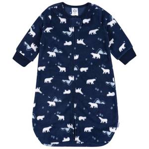 lot 6179 image: Gerber Baby Unisex Fleece Wearable Blanket, Polar Bears, 0-6 Months