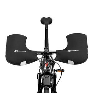 lot 6191 image: ROCKBROS Bike Handlebar Mittens Bicycle Pogies Winter Thermal Cover Cycling Hand Warm Windproof Cold Weather Mittens for MTB Mountain Bike Motor