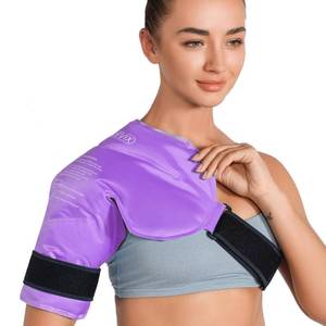 lot 6208 image: REVIX Shoulder Ice Pack Reusable Gel Ice Wrap for Shoulder Fatigue, Promotes Post-Workout Recovery, Cold Therapy Compression for Man and Women, Purple