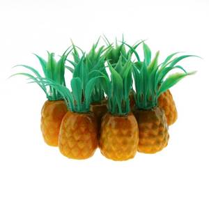 lot 6264 image: Woration 20pcs Fake Artificial Mini Pineapple Realistic Fruits Summer Decorations Indoor Home House Kitchen Party Supermarkets Festival Display Photography Props