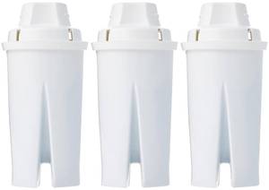 lot 6273 image: Amazon Basics Replacement Water Filters for Filtered Water Pitchers - Brita Pitcher Compatible, Clean and Crisp, WQA and NSF Certified, Made in Europe (3 Count)
