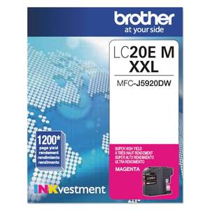 lot 6451 image: Brother LC20EM Super High Yield Magenta Ink Cartridge