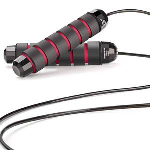 lot 6454 image: DEGOL Skipping Rope with Ball Bearings Rapid Speed Adjustable Jump Rope Cable and 6� Memory Foam Handles Ideal for Aerobic Exercise Like Speed Training, Extreme Jumping, Endurance Training and Gym