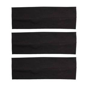 lot 8409 image: Headbands for Women 3 PCS Cotton Non Slip Hair Bands Sweat Thick Headband Hair Accessories