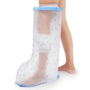 lot 8413 image: Qinaoco Waterproof Leg Cast Cover for Shower Adult, Cast Protector for Shower Leg Adult With Non-Slip Bottom, Leg Cast Bag for Shower Foot Cover for Shower After Surgery Reusable