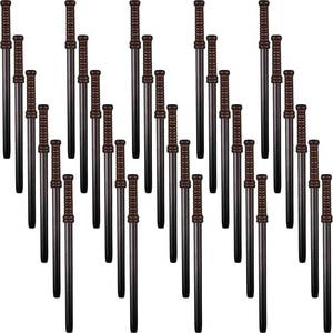 lot 8456 image: Spakon 30 Pieces Wand Pencils Halloween Wizard Party Supplies, Wizard Wand Pencils Theme Birthday Halloween Goody Bag Filler Favors for Teen School Rewards