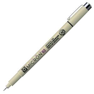 lot 12297 image: Sakura of America Pigma 0.35mm Fade-Resistant Micron Pens (SAKXSDK0349), Black