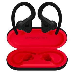lot 12299 image: Monster DNA Fit Wireless Bluetooth Earbuds - Noise Cancelling Earbuds with Wireless Charging Case and Built-in Microphone, Water Resistant Bluetooth Headphones and Ear Buds - Retail $115.46