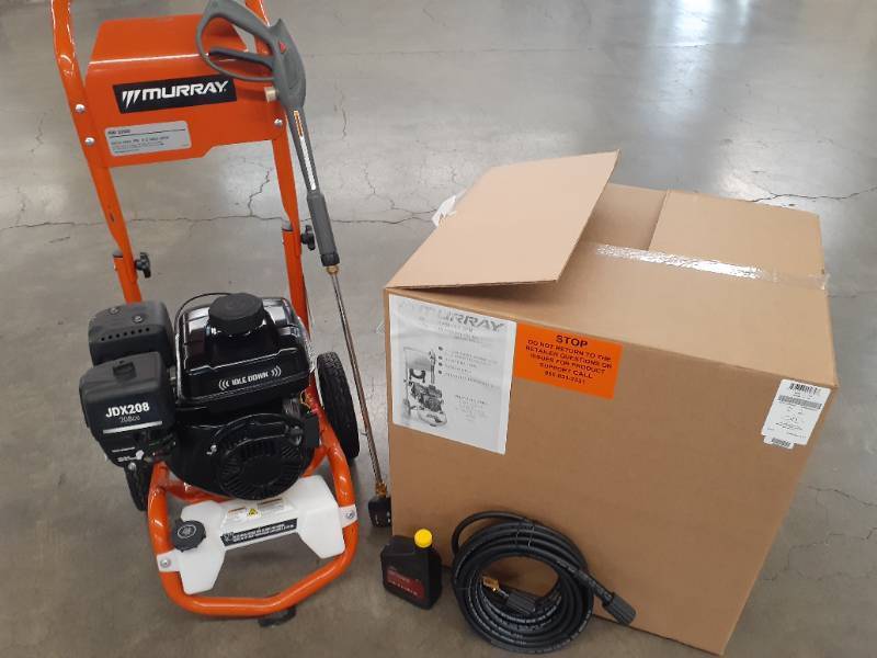 lot 7103 image: Murray Pressure Washer 3200 - Right out of the box, but you can have one in the box if you want