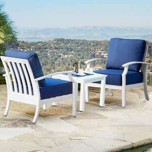 lot 7100 image: Brand new Bridgeport 3pc patio set - Just in time for nice spring weather Retail $750
