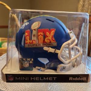 lot 1800 image: Autographed Nikko Remigio Kansas City Chiefs SBLIX Super Bowl Riddell Mini Helmet