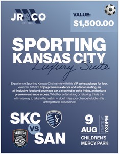 lot 1500 image: Exclusive Sporting KC Executive Suite Experience for Four August 9th Game