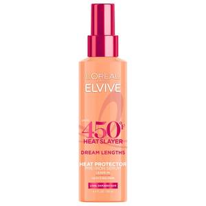 lot 8366 image: LOreal Paris Elvive Dream Lengths Heat Slayer Pre-Iron Spray Leave-In, 4.4 Ounce