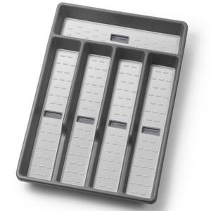 lot 8386 image: Silverware Organizer with Cutlery Icons Silverware Tray for Kitchen Drawer Flatware Tableware Cutlery Drawer Organizer Utensil Organizer with Non-slip TPR Linings Kitchen Organization Essentials