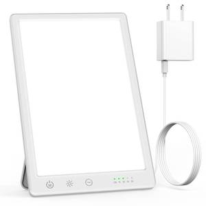 lot 8449 image: Light Lamp, Portable Full Spectrum LED Light Sunlight Personal Daylight with 3 Adjustable Color Stepless Brightness Levels, Timer Memory Function for Home Office Winter
