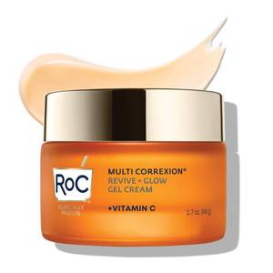 lot 8450 image: RoC Multi Correxion Revive  Glow 10% Vitamin C Blend Face Moisturizer, Anti-Aging Gel Cream for Instant Glow, Hypo-Allegenic & Oil-Free Skin Care, 1.7 Ounces (Packaging May Vary)