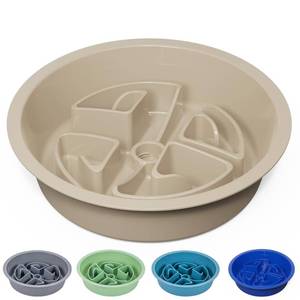 lot 8490 image: AVERYDAY 2.5 Cups Slow Feeder Dog Bowl for Large Breeds, Maze Puzzle Design for Fast Eaters with Non-Slip Bottom, Replacement Bowl for Elevated Dog Bowls, Suitable for Wet and Dry Food