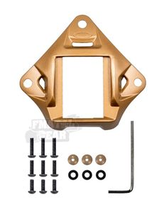 lot 8497 image: FMATAL GEAR FMA Tactical Helmet NVG Mount VAS Aluminum Shroud Sports Camera Bracket Base  for Dummy NVG Sports Camera  Paintball  Airsoft Helmet Accessories (DE)