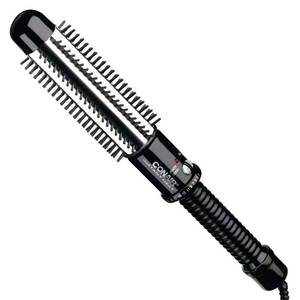 lot 8505 image: Conair Instant Heat Curling Iron Brush, 1 14-Inch Barrel - For Use On Short to Medium Length Hair