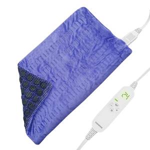 lot 8514 image: ZXU THSOBNHE Jade Stone Heating Pad for Back Pain Relief with 12 Heat Setting Moist Heat Setting, Auto Shut Off Function Hot Heated Pad